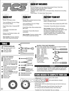 Team Associated TC3 Factory Team Manual