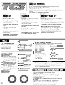 Team Associated TC3 Racer Manual