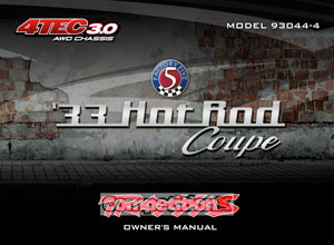 Traxxas Factory Five 1933 Hot Rod Coupe Manual