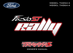 Traxxas Ford Fiesta ST Rally Manual