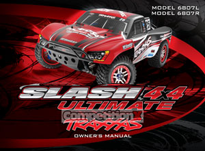 Traxxas Slash 4x4 Ultimate LCG Chassis Manual