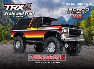 Traxxas TRX-4 1979 Chevrolet Bronco Manual