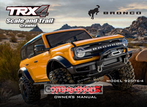 Traxxas TRX-4 2021 Ford Bronco Manual