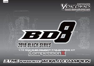 Yokomo BD8 2018 Black Manual