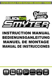 BlackZon Smyter Desert Truck Manual