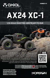 Axial AX24 XC-1 4WD Crawler Manual