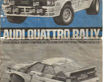 Tamiya Audi Quattro Manual