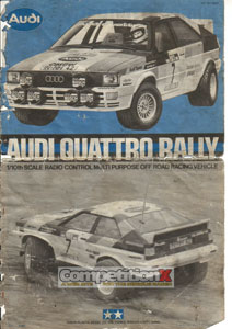 Tamiya Audi Quattro Rally Manual