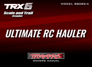 Traxxas TRX-6 Ultimate RC Hauler Manual