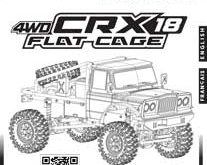 HobbyTech CRX18 Flat Cage Manual