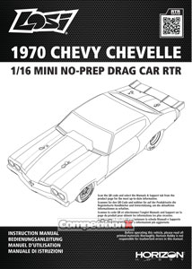 Team Losi Mini No-Prep Drag Car Chevrolet Chevelle Manual