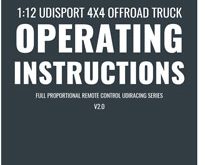 UDI 1201 4x4 Offroad Truck Manual