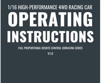 UDI 1604 4WD Racing Car Manual
