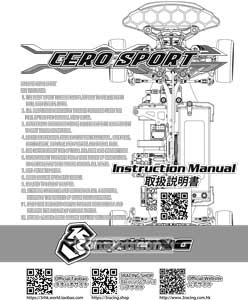 3Racing Cero Sport 55 Manual