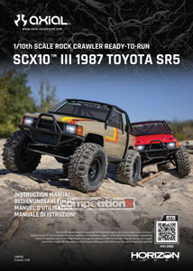 Axial SCX10 III 1987 Toyota SR5 Manual