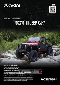 Axial SCX10 III Jeep CJ-7 Manual