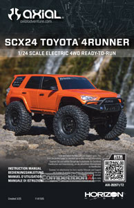 Axial SCX24 Toyota 4Runner Manual