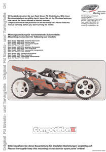 FG Modellsport 4WD Baja Buggy Manual