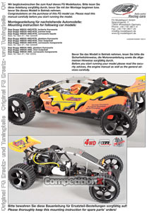 FG Modellsport 4WD Baja Buggy WB535 Manual