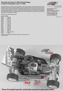 FG Modellsport Leopard 2 Competition Manual
