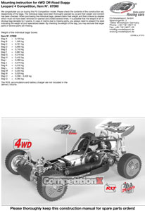 FG Modellsport Leopard 4 Competition Manual
