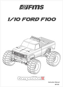 FMS Model Ford F100 Monster Truck Manual