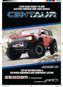 FTX RC Centaur Manual