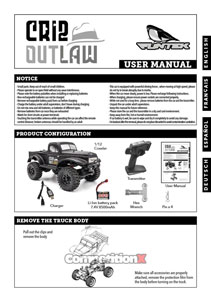 Funtek CR12 Outlaw Manual