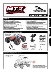 Funtek MTX Sport Manual
