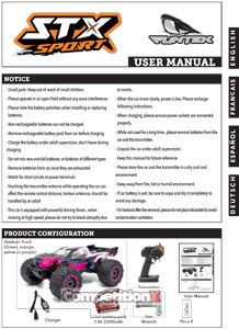 Funtek STX Sport Manual