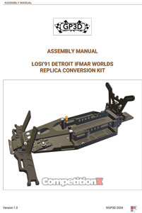 GP3D Losi 1991 Detroit IFMAR Worlds Replica Conversion Kit Manual