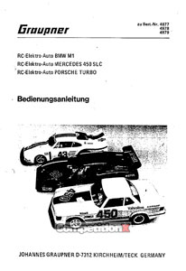 Graupner BMW M1 Manual
