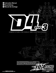 HB Racing D4 EVO3 Manual