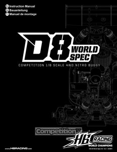 HB Racing D8 World Spec Manual