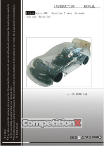 Himoto Onroad Gasoline Rally Car 1/5 Scale Manual